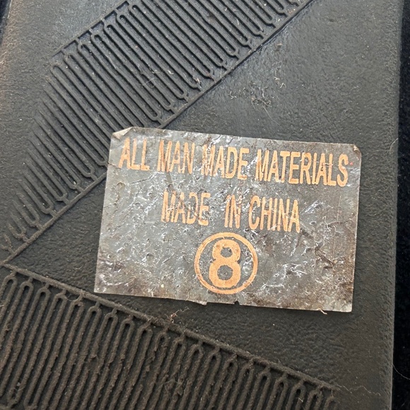 Ollio Black Faux Suede Decorative Flower Slip On Comfort Ballet Flat Size 8 - Picture 7 of 7